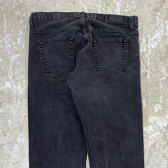 Dearborn Denim Jeans Mens 35 Black Pants USA Straight Stretch Fits 35x31 - Picture 6 of 15